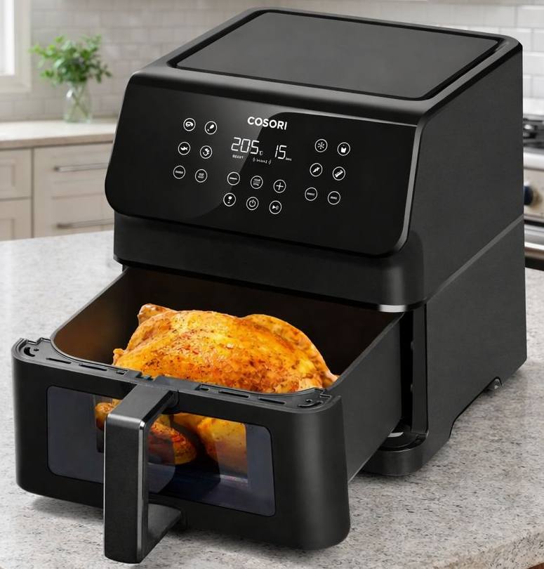 COSORI Clear Blaze Air Fryer zum Bestpreis: Beliebte Heißluftfritteuse jetzt 15 Prozent günstiger